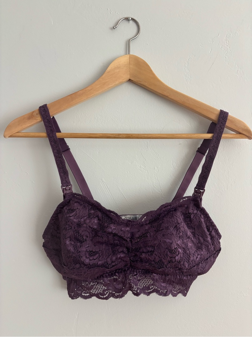 Cosabella Nursing Bralette Never Say Never Zaadi Purple M